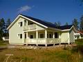 Новый деревянный дом площадью 179 кв.м. в городе Леми, в 23 км. от Лаппеенранты. Финляндия