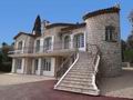 Уникальная двухэтажная стильная вилла из натурального камня, жилой площадью 350 кв.м., сочетающая в себе элементы стиля "Прованс" и  современного дизайна, в Мужане. Франция и княжество Монако
