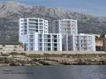 Квартиры, площадью от 72 до 184 кв.м., в новом многоквартирном элитном жилом комплексе, на первой линии от моря, в Добрых Водах. Черногория