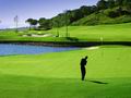 Поле для гольфа в провинции Кадис. Испания