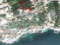 Большой урбанизованый земельный участок, площадью 1491 кв.м., рядом с морем, в Баошичи,  Херцег-Нови. Черногория